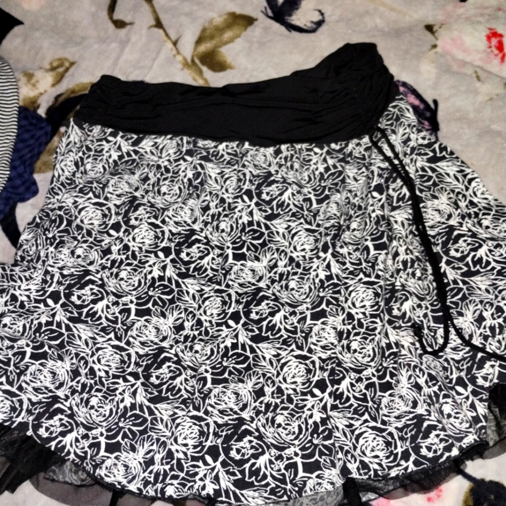 Studio 253 skirt with lace tutu under